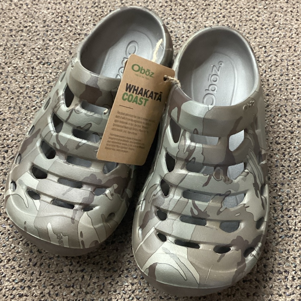 OBOZ Whakata recovery clog MENS CAMO
